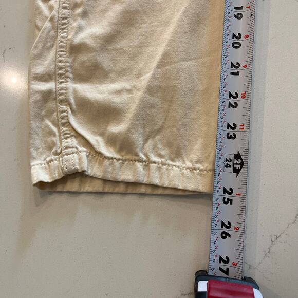 Frame Relaxed Utility Cargo Pant Cropped in Flax Size 24 - Picture 10 of 10